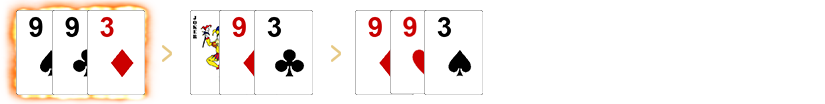kombinasi susunan poker 6 kartu atau capsa 6 kartu no.2