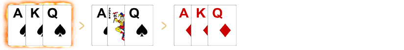 kombinasi susunan poker 6 kartu atau capsa 6 kartu no.9
