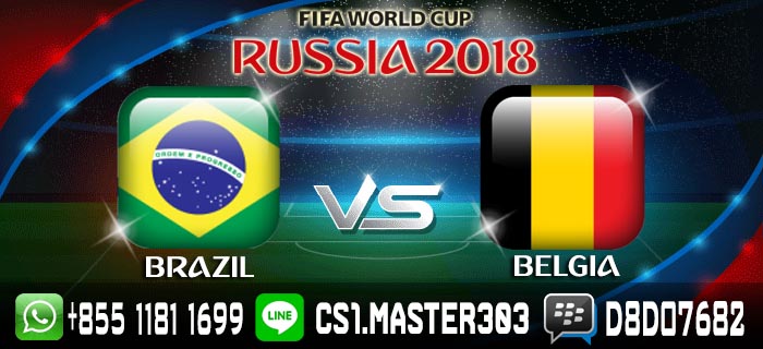 Prediksi Score Piala Dunia Brazil vs Belgia 07 July 2018 Jam 01