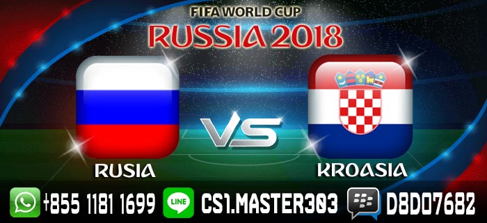 Prediksi Score Piala Dunia Rusia vs Kroasia 08 July 2018 Jam 01