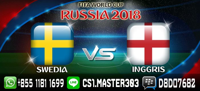 Prediksi Score Piala Dunia Swedia vs Inggris 07 July 2018 Jam 21